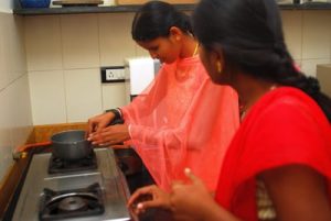 Basic home management skills from identification of grains and spices to cooking safely with fire